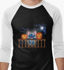 Halloween Stitch Men's Baseball ¾ T-Shirt