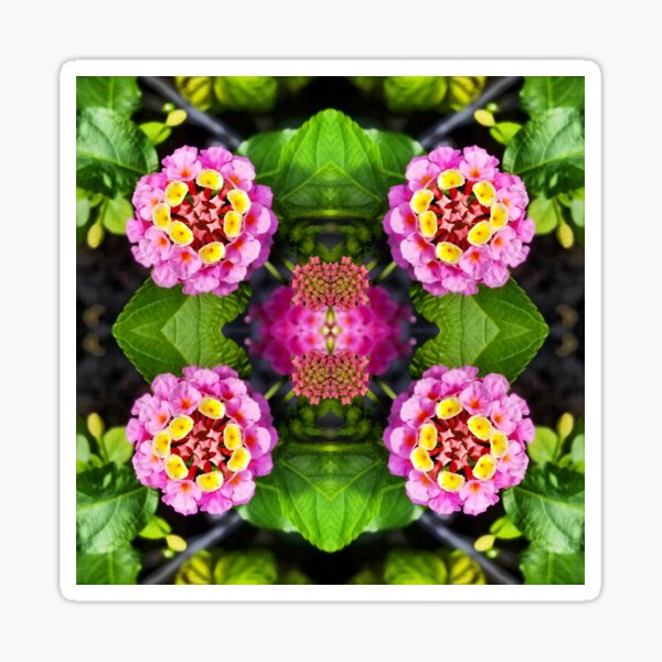 Flower Pattern No. 6 (Lantana) Sticker