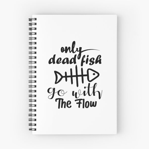 Item preview, only dead fish go with the flow designed and sold by UrahGo.