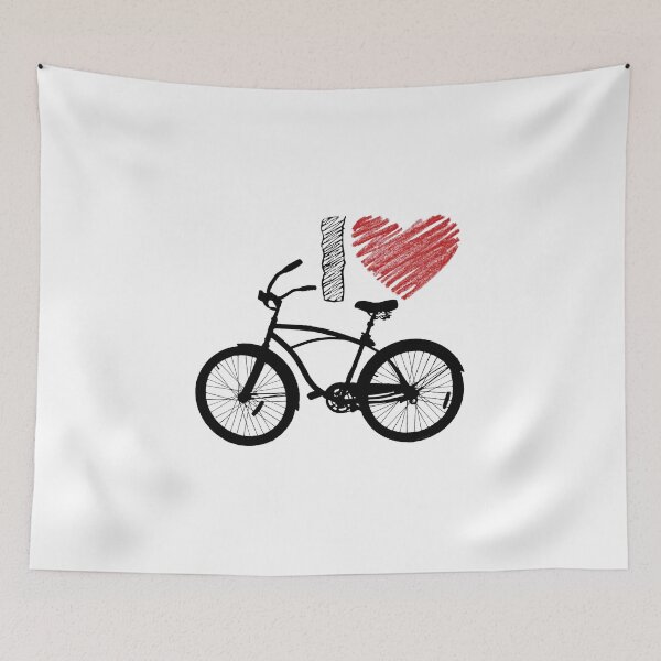Item preview, I "heart" bike designed and sold by monarchgraphics.