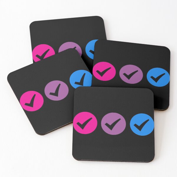 Item preview, Yes Yes Yes Checkmarks. Bisexual Pride designed and sold by Subtle Pride Shop.