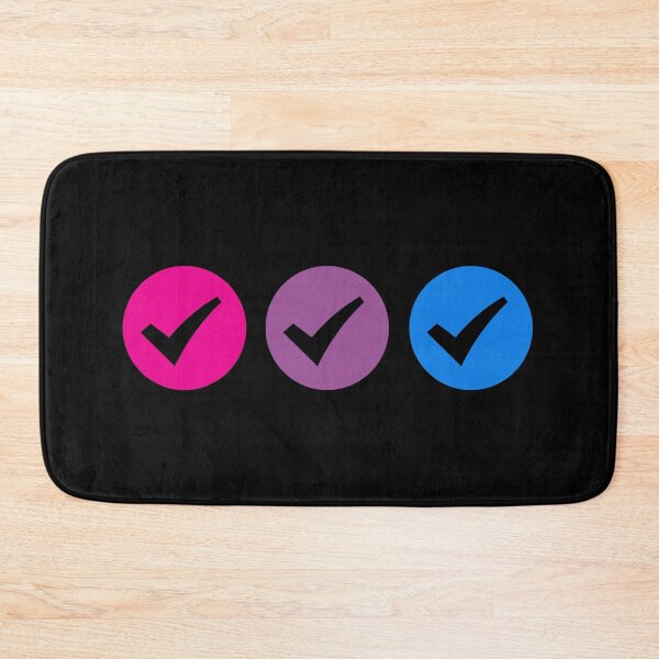 Item preview, Yes Yes Yes Checkmarks. Bisexual Pride designed and sold by Subtle Pride Shop.