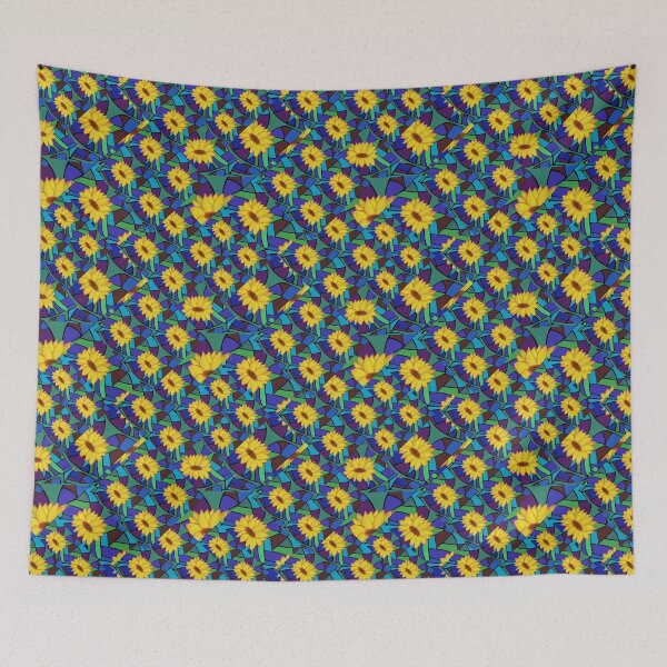 Item preview, Sunflower collage pattern designed and sold by stavina.