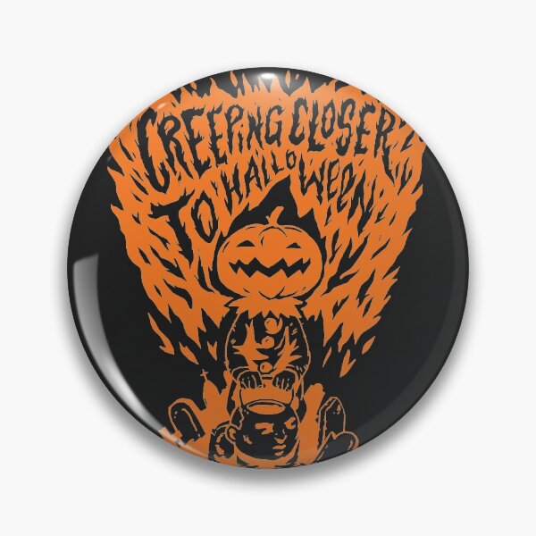 Artikelvorschau, Creeping Closer to Halloween // Creepy Pumpkin Head entworfen und verkauft von SLAG-Creative.