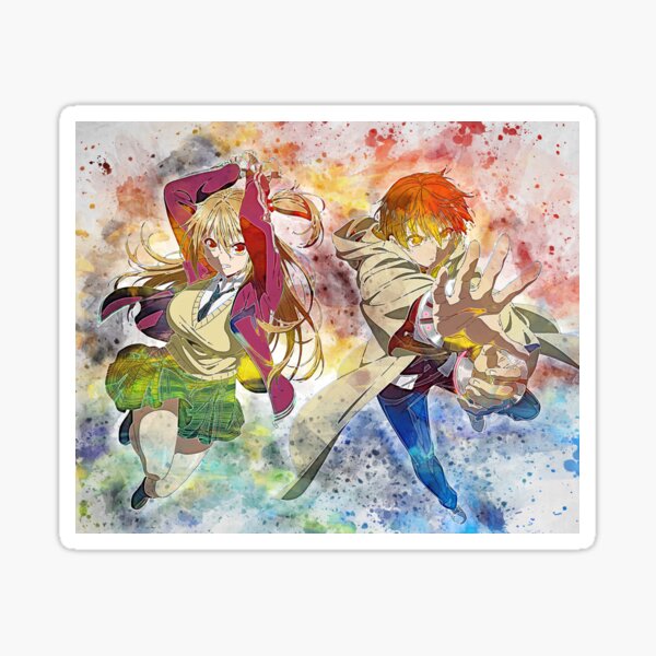 battle game in 5 seconds yuuri amakage watercolor fanart hot waifu summer  2021 deatte 5 byou de battle cool face Poster for Sale by Animangapoi