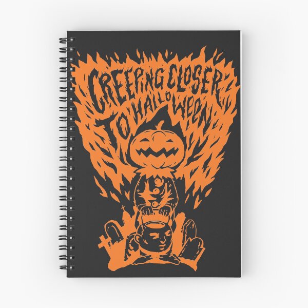 Item preview, Creeping Closer to Halloween // Creepy Pumpkin Head designed and sold by SLAG-Creative.