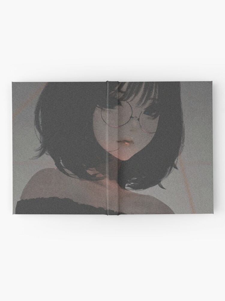 Aesthetic Anime Girl Pfp ,SAD JAPANESE ANIME AESTHETIC Hardcover Journal  for Sale by Hbelmous