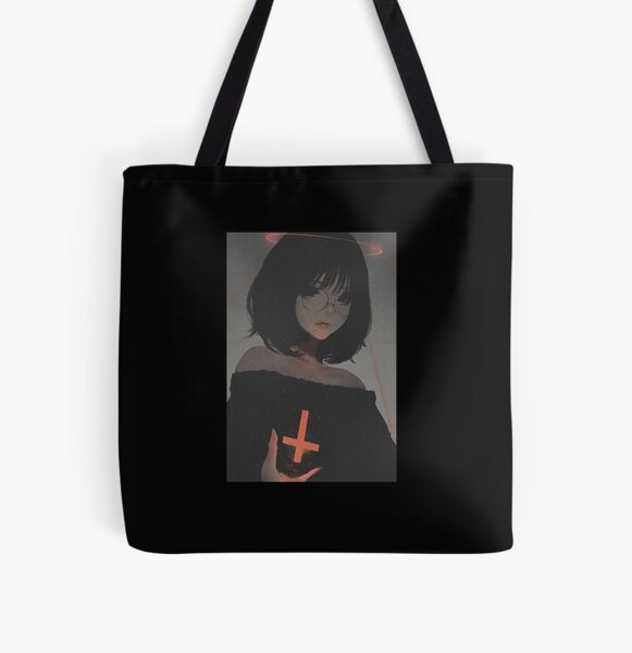 STUDY - SAD JAPANESE ANIME AESTHETIC Tote Bag by Poser_Boy