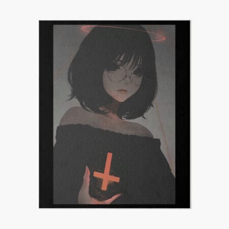 Aesthetic Anime Girl Pfp ,SAD JAPANESE ANIME AESTHETIC Art Board