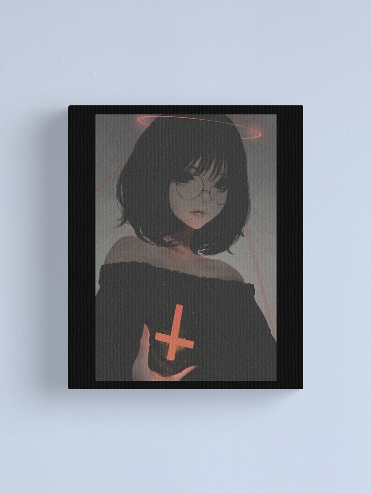 Aesthetic Anime Girl Pfp ,SAD JAPANESE ANIME AESTHETIC Clock for Sale by  Hbelmous