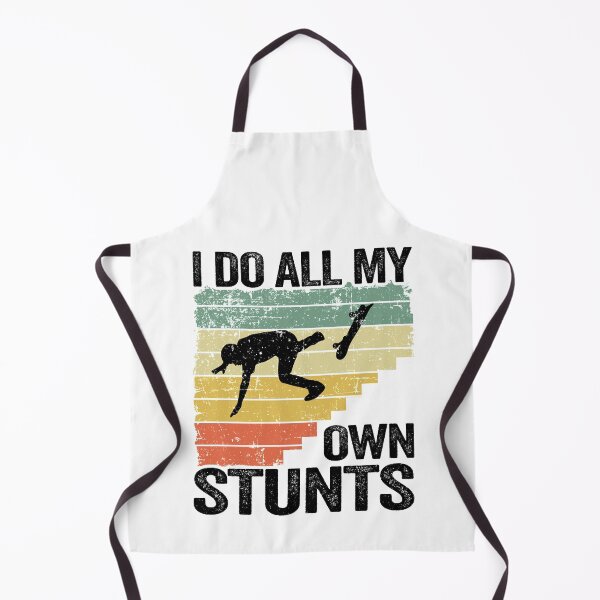 Item preview, I Do All My Own Stunts Funny Skateboard designed and sold by Stronzi.