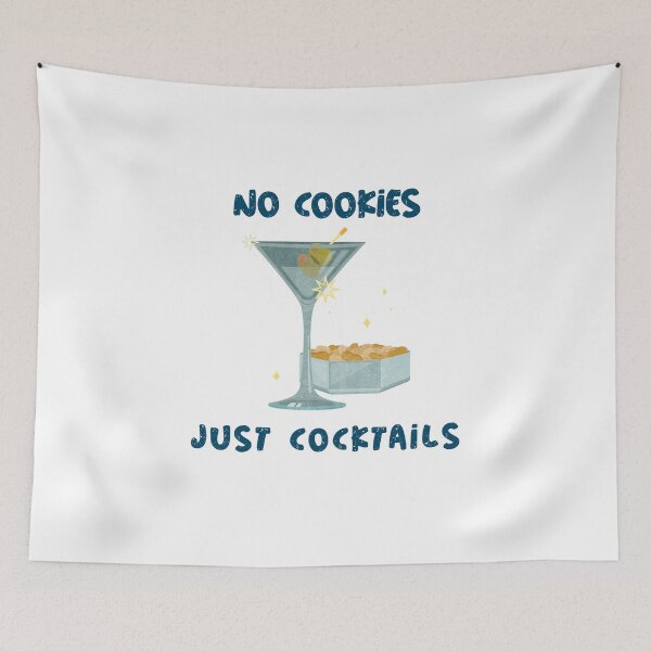 Item preview, No cookies just cocktails designed and sold by art-fox.