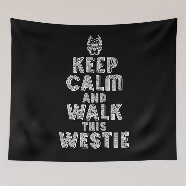Item preview, Keep Calm And Walk The Westie,dog designed and sold by loka-Art.