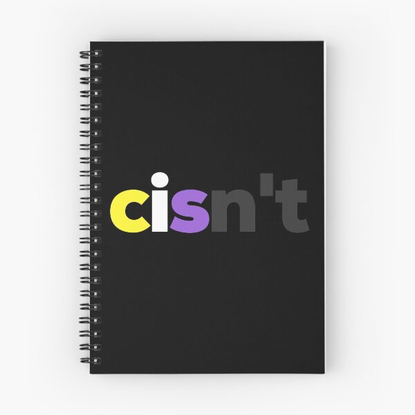 Item preview, Cisnt For Me. Nonbinary Pride designed and sold by Subtle Pride Shop.