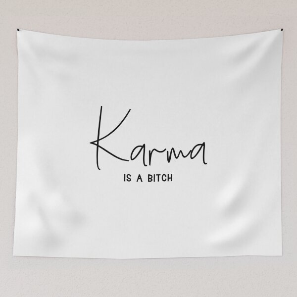 Item preview, Karma is a Bitch designed and sold by Fiona-Lynn Designs.