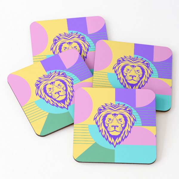 Item preview, Lion Color Block Art designed and sold by BeeMeCreative.