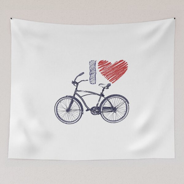 Item preview, I "heart" bike designed and sold by monarchgraphics.