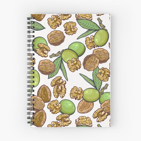 Item preview, cheeky walnuts pattern designed and sold by smalldrawing.