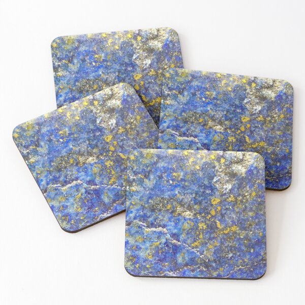 Item preview, Blue Lapis Lazuli stone. Close up geology photography designed and sold by empowercrystals.