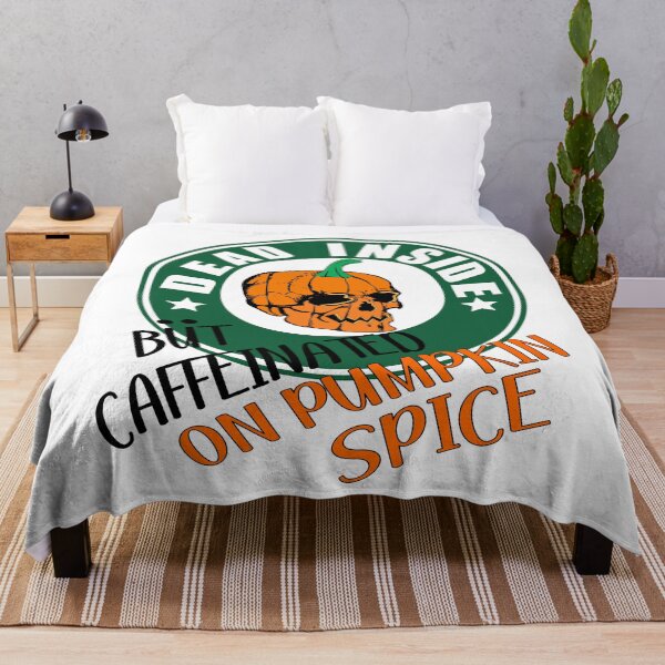 Item preview, Dead Inside But Caffeinated On Pumpkin Spice designed and sold by printhappy4you.
