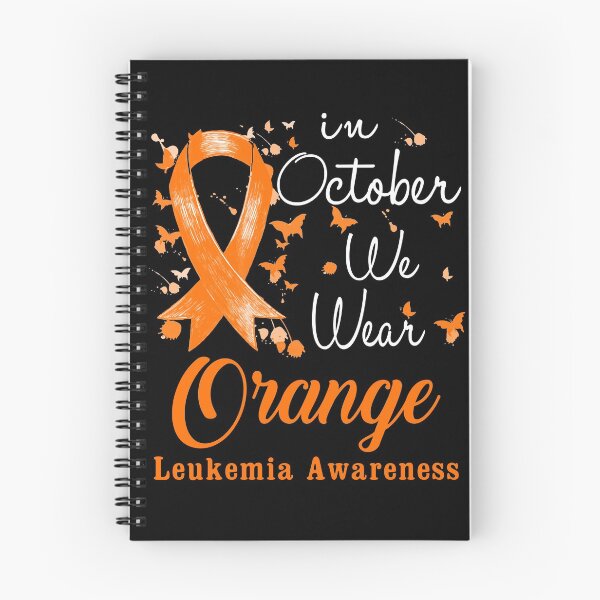 Item preview, In October We Wear Orange Ribbon Leukemia Awareness designed and sold by largellie.