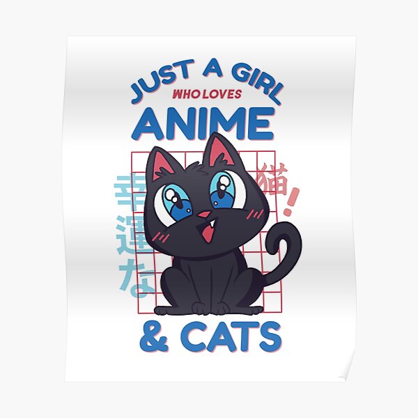 Anime Cat Names Posters for Sale | Redbubble