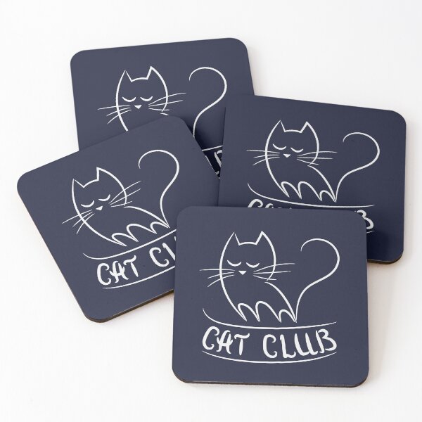 Item preview, Cat Club Line Style var 2 designed and sold by tuzlay.