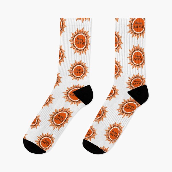 Item preview,  Happy fall y'all  autumn leaves pattern  designed and sold by AKMarkethub.