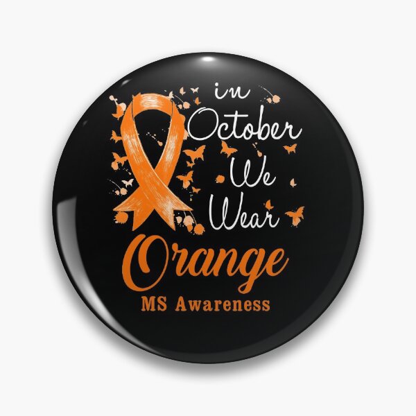 Item preview, In October We Wear Orange Ribbon MS Awareness designed and sold by largellie.
