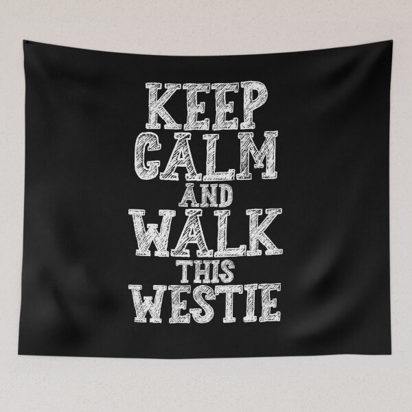 Item preview, Keep Calm And Walk The Westie,dog designed and sold by loka-Art.