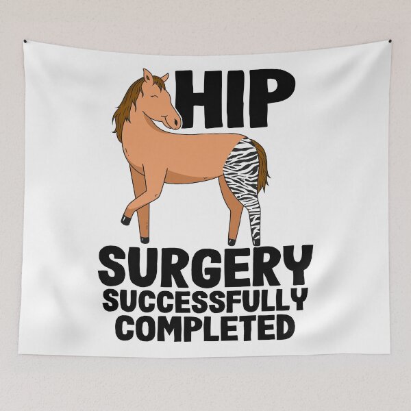 Item preview, Hip Surgery Successfully Completed Horse Zebra Leg designed and sold by Stronzi.