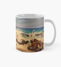 Gull over the Pacific Mug