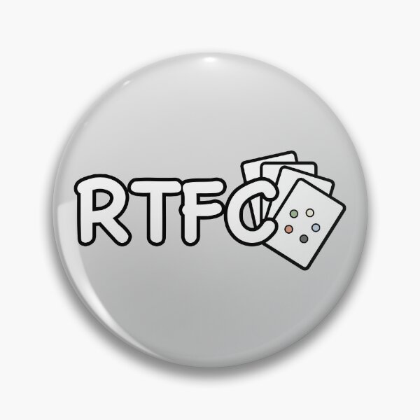 Item preview, RTFC | Read the f* card | Magic the gathering designed and sold by thanksgeek.