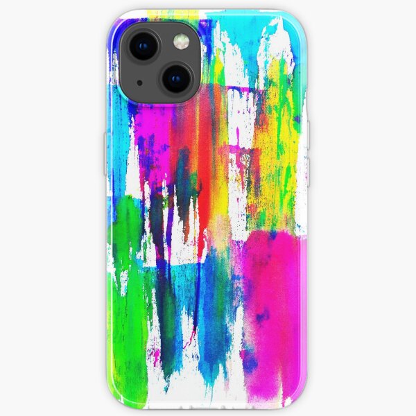Neon CMYK iPhone Flexible Hülle