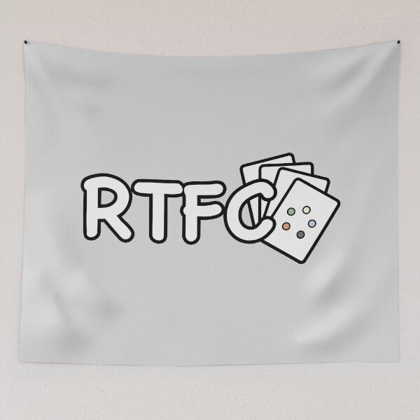 Item preview, RTFC | Read the f* card | Magic the gathering designed and sold by thanksgeek.