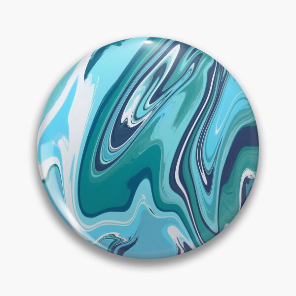 Item preview, Blueish green abstract pattern designed and sold by Cattigal.