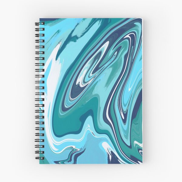 Item preview, Blueish green abstract pattern designed and sold by Cattigal.