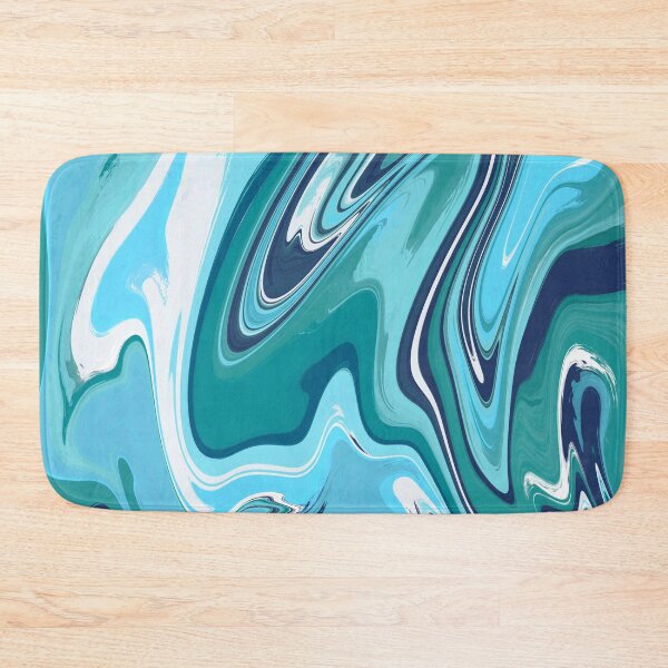Item preview, Blueish green abstract pattern designed and sold by Cattigal.