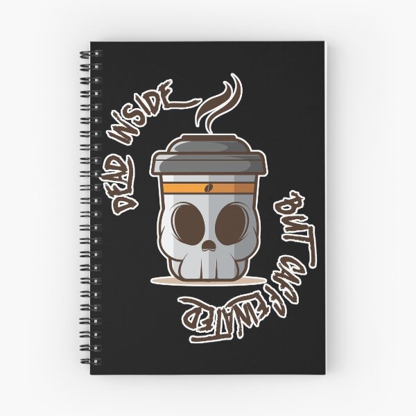 Item preview, Dead Inside But Caffeinated designed and sold by PlusPlayStore.