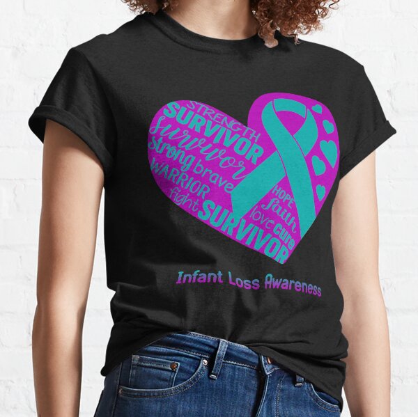 Item preview, Infant Loss Heart Support Infant Loss Warrior Fighting designed and sold by GennieShop.
