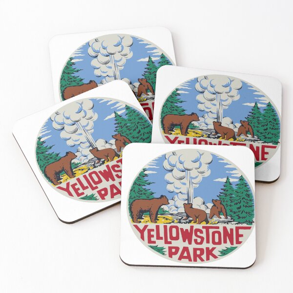 Item preview, Yellowstone Park Vintage Style designed and sold by Decal Mania.