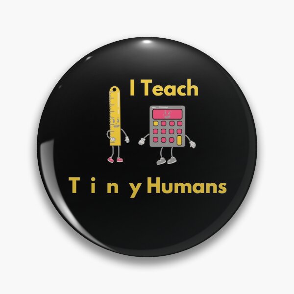 Item preview, I teach Tiny Humans Text Based Classic  designed and sold by yourcherryguy.