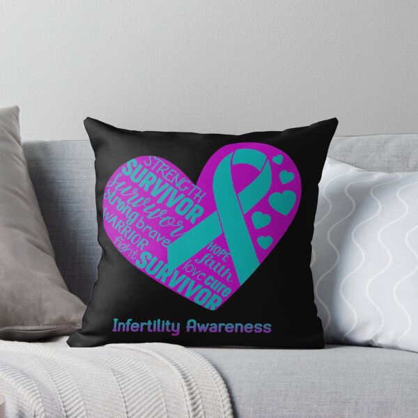 Item preview, Infertility Heart Support Infertility Warrior Fighting designed and sold by GennieShop.