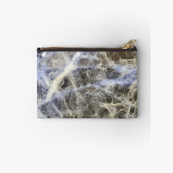 Item preview, Blue white lattice Sodalite stone. Close up geology photography designed and sold by empowercrystals.
