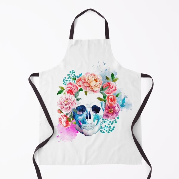 Item preview, colourful skull among flowers.....!! designed and sold by VIVEK KUMAR RAI.