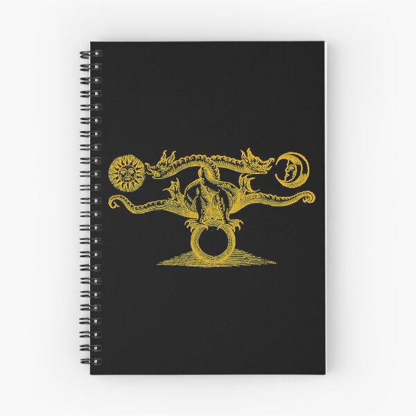 Item preview, The Golden Alchemical Dragons of Theatrum Chemicum Britannicum designed and sold by City-of-Carcosa.
