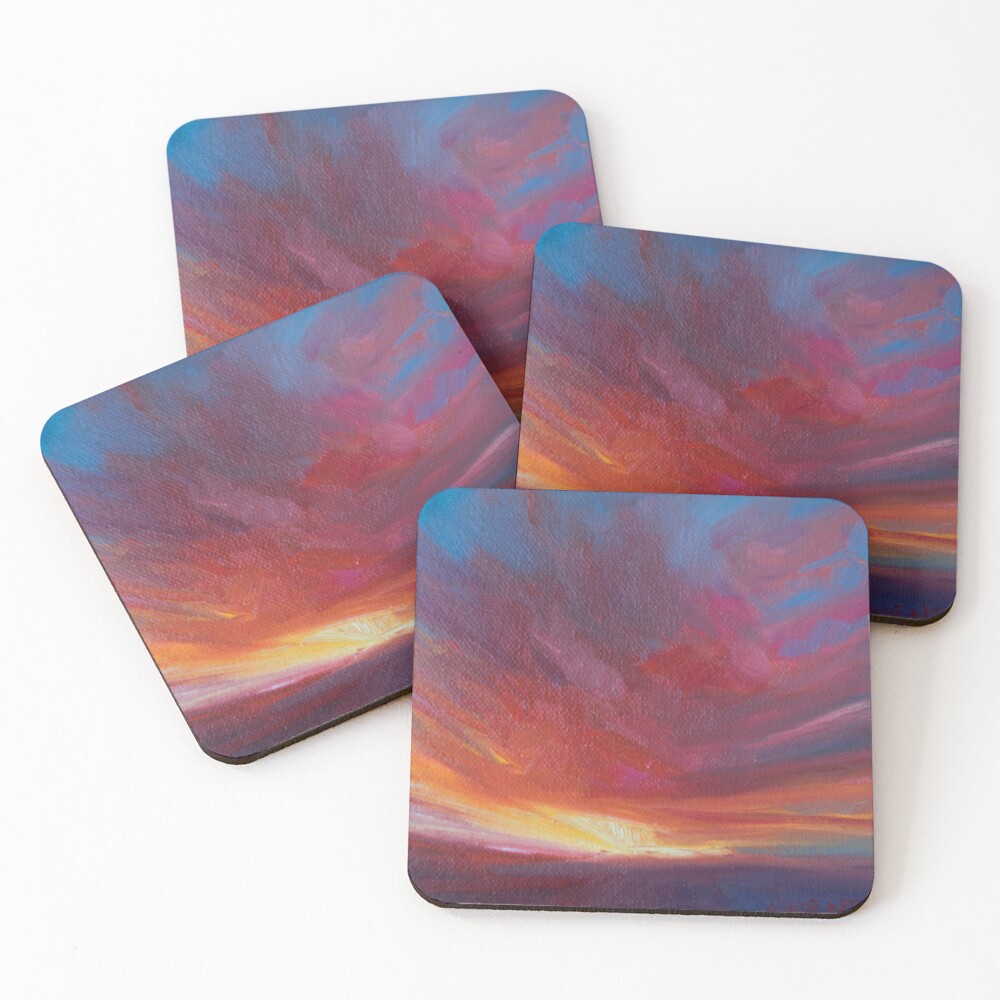 Item preview, Coasters (Set of 4) designed and sold by ArtByAlisonNewt.