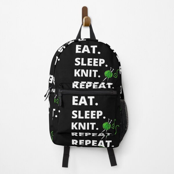 Item preview, Eat.Sleep.Knit.Repeat. designed and sold by Twilightthehawk.