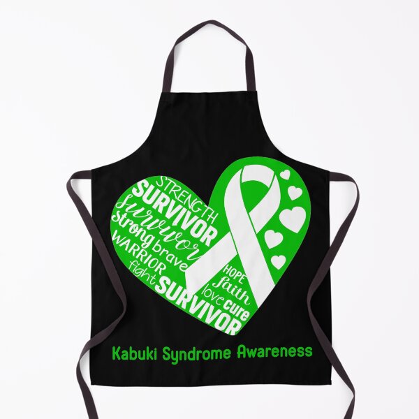 Item preview, Kabuki Syndrome Heart Support Kabuki Syndrome Warrior Fighting designed and sold by GennieShop.
