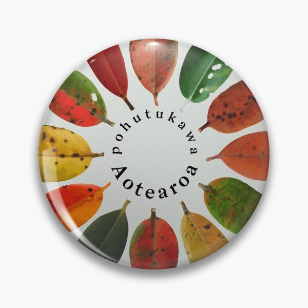Item preview, Pohutukawa Leaf Wreath - Aotearoa (celebration of diversity, unity, strength) designed and sold by MHen.